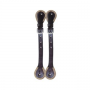 RAWHIDE TIP CHOCOLAT SPUR STRAPS