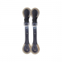 RAWHIDE TIP CHOC KIDS SPUR STRAP