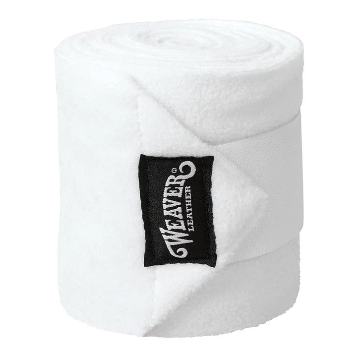 POLO LEG WRAPS SET OF 4 WHITE