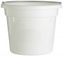 BUCKET PLASTIC 10 QT WHT